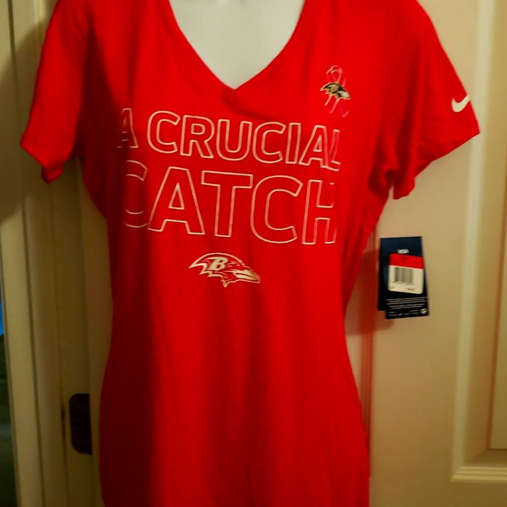 Baltimore Ravens NFL womens Nike Tshirt Large